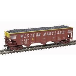 Atlas AHO-20006923 HO TMAN 70 TON 9 PANEL OPEN HOPPER WESTERN MARYLAND #70002