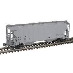 Atlas AHO-20007121 HO PORTEC 3000 COVERED HOPPER MILWAUKEE ROAD #96025