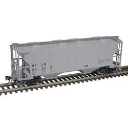 Atlas AHO-20007122 HO PORTEC 3000 COVERED HOPPER MILWAUKEE ROAD #96079