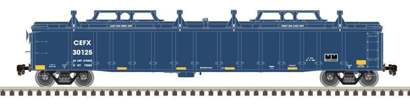 Atlas HO 20007408 - Master - Thrall Gondola Car "CEFX" (CIT Group) #30125 w/ Cover