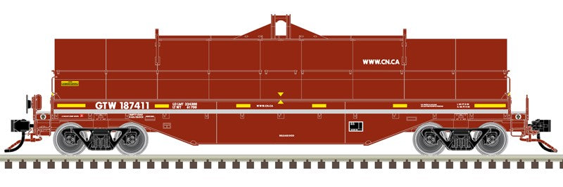 Atlas HO 20007455 - Master - 42' Coil Steel Car "Grand Trunk Western" #187482