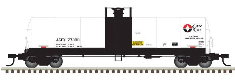 Atlas HO 20007563 - Master - 17,360 Gallon Tank Car "Olin Corp. Care Car" #77393 (ACFX)