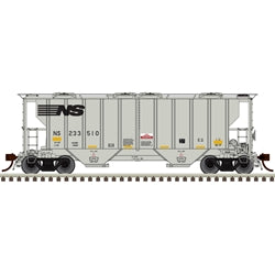 Atlas HO 20 007 695 - Master HO Protec 3000 Covered Hopper-Norfolk Southern Road Number 233510
