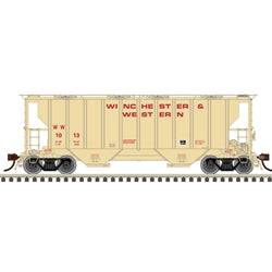 Atlas HO 20 007 701 - Master HO Protec 3000 Covered Hopper-Winchester & Western Road Number 1004