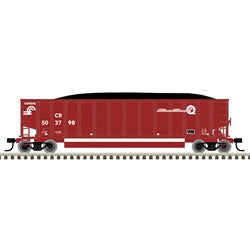 Atlas HO 20 007 715 - Trainman Aluminum Coal Gondola-Conrail 3-Pack Road Number 503795, 504155, 504257
