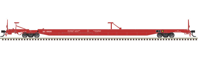 Atlas HO 20007870 - Master - 89'4" Flat Car "Maine Central" #105073 (MEC)