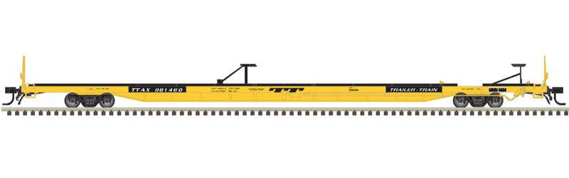 Atlas HO 20007873 - Master - 89'4" Flat Car "Trailer Train" #981469 (TTAX)
