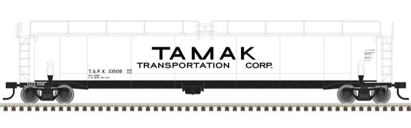 Atlas HO 20007880 - Master - 33,000 Gallon LPG Tank Car "Tamak Transportation Corp." #33508 (TGPX)