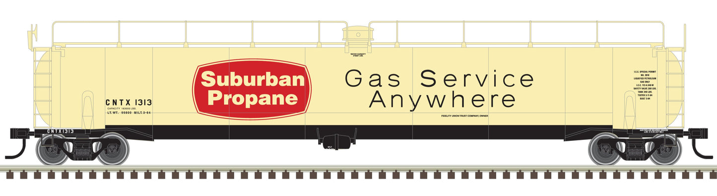 Atlas HO 20007884 - Master - 33,000 Gallon LPG Tank Car "Suburban Propane" #1306 (CNTX)