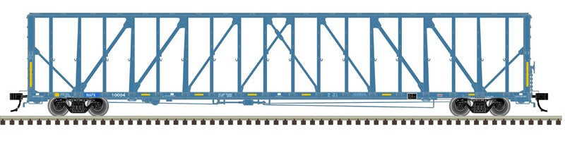 Atlas HO 20008073 - Master - 73' Center Partition Car "GE Capital Rail Services" #10027 (NAFX)