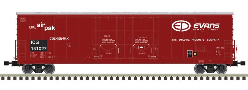 Atlas HO 20008089 - Master - 53' Evans Double Plug Door Boxcar "Illinois Central Gulf" #151027 (ex Evans)