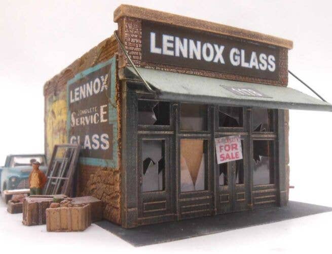 Downtown Deco HO 1083 - Lennox Glass Building (Kit)