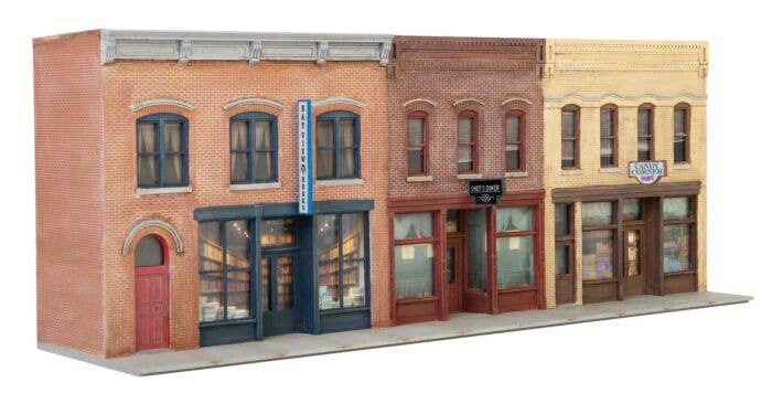 Walthers HO 933-4072 - Cornerstone - Merchant Row Background Building (Kit)
