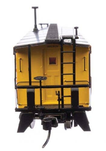 Walthers HO 920-103653 - Proto - Rib Sided Caboose "Milwaukee Road" #991918 (Orange, Black, Yellow; Includes Oil Stove)