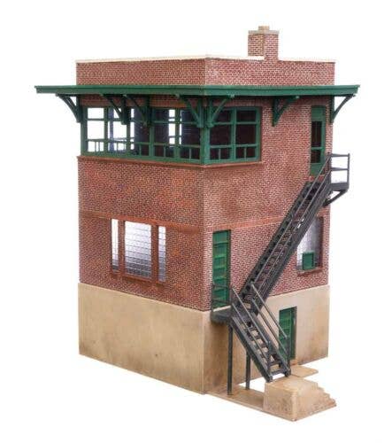 Walthers HO 933-3554 - Cornerstone - Brick Interlocking Tower w/Flat Roof "Pennsylvania" (Kit)