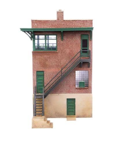 Walthers HO 933-3554 - Cornerstone - Brick Interlocking Tower w/Flat Roof "Pennsylvania" (Kit)