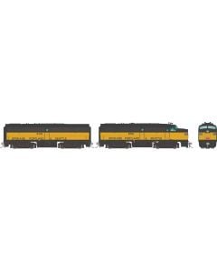 Rapido Trains HO 37581 - Alco FA-1 Diesel Locomotive "Burlington Northern" #4118 (Patched Ex-SP&S, yellow, Pullman Green)