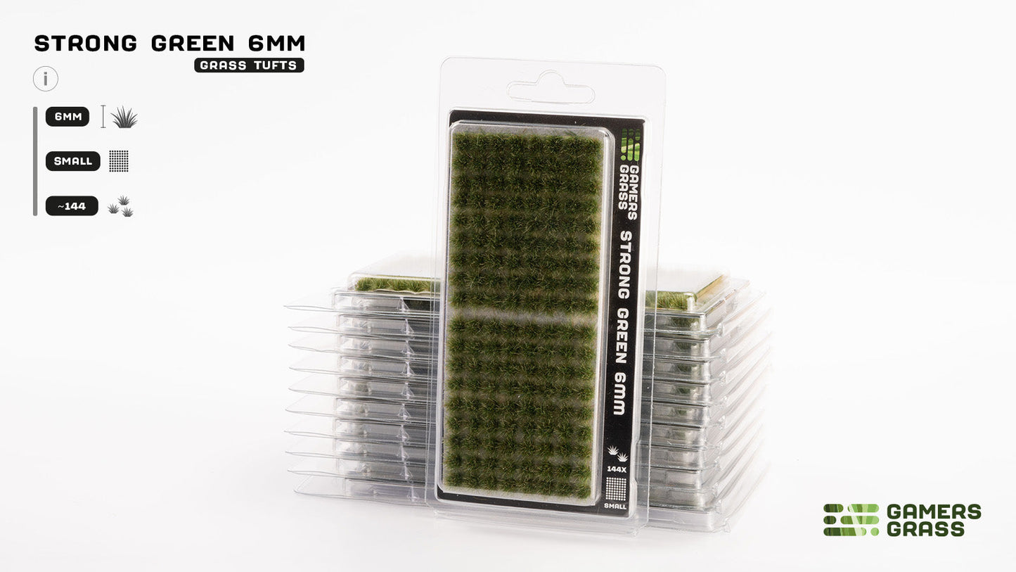 Gamers Grass GG6-SG - Strong Green 6mm