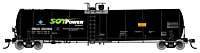 Walthers HO 910-48238 - Mainline - Trinity 25,000-Gallon Tank Car "DBUX" #250184 (Soy Power)