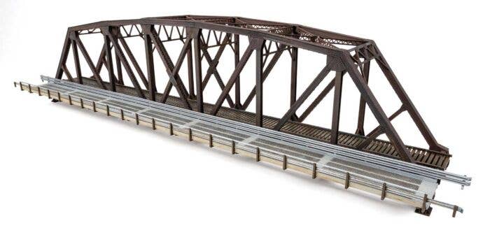 Walthers HO 933-4523 - Cornerstone - Single Track Truss Bridge w/ Roadbed Kit