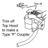 Kadee HO 118-25 - #118 SF Shelf Whisker Metal Couplers - Medium (9/32") Centerset Shank (Bulk Pack - 25 Pair)