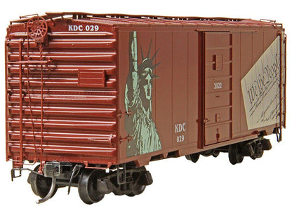 Kadee HO 6929 - 40' PS-1 Box Car "KDC" 2022 Patriotic Car #029