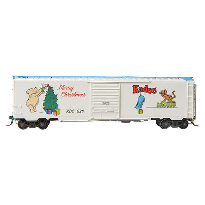 Kadee HO 6934 - 50' PS-1 2025 Christmas Box Car "Winnie-the-Pooh and Friends" #033 (Blue)
