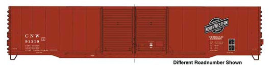 Walthers HO 910-3404 - Mainline - 60' Pullman-Standard Double Door Auto Parts Boxcar "Chicago & North Western" #91338