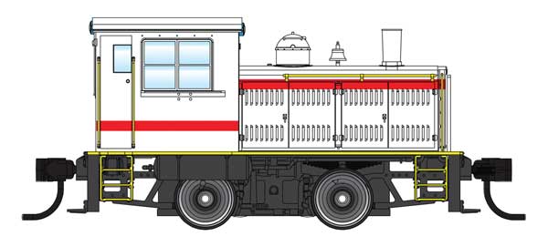 Walthers HO 910-20020 - Mainline - Plymouth ML-8 Industrial Switcher Diesel Locomotive   (DCC Only)