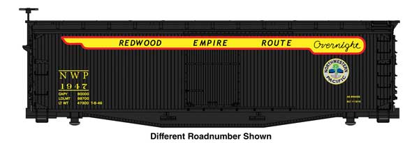 Walthers HO 910-40188 - Mainline - 40' USRA Wood Boxcar "Northwestern Pacific" #1950