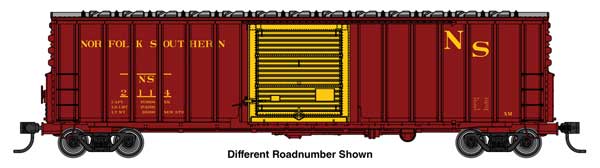 Walthers HO 910-46046 - Mainline - 50' ACF Exterior Post Dreadnaught End Plate B Boxcar "Norfolk Southern" #2130