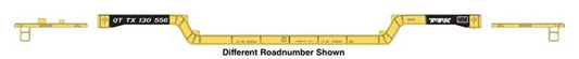 Walthers HO 910-50237 - Mainline - 81' 8-Axle Depressed Center Flatcar "TTX" #130556