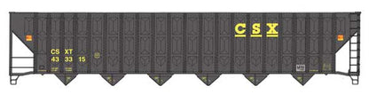 Walthers HO 910-56340 - Mainline - 73' Greenville 7,000 Cubic Foot Wood Chip Hopper "CSX" #433315