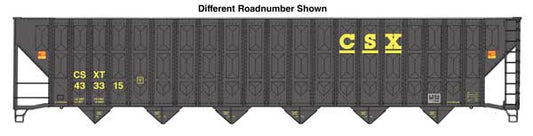 Walthers HO 910-56345 - Mainline - 73' Greenville 7,000 Cubic Foot Wood Chip Hopper "CSX" #433489