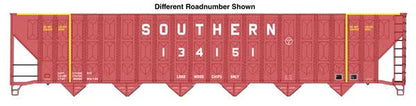 Walthers HO 910-56369 - Mainline - 73' Greenville 7,000 Cubic Foot Wood Chip Hopper "Southern" #134567 (brown)