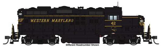 Walthers HO 920-17611 - Proto - EMD GP9 Low Nose Diesel Locomotive "Western Maryland" #34 (black, yellow) w/DCC/Sound