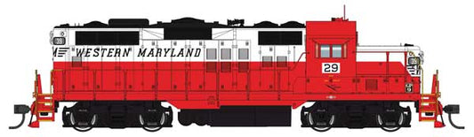 Walthers HO 920-17612 - Proto - EMD GP9 Low Nose Diesel Locomotive "Western Maryland" #32 (red, white, black) w/DCC/Sound