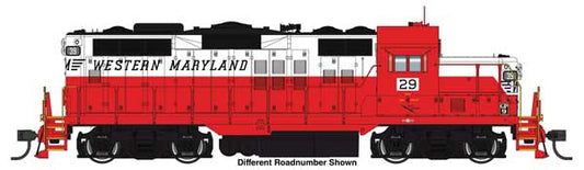 Walthers HO 920-17710 - Proto - EMD GP9 Low Nose Diesel Locomotive "Western Maryland" #42 (red, white, black) Standard DC