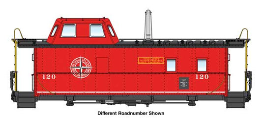 Walthers HO 920-103606 - Proto - Wabash Streamlined Caboose "Detroit Toledo & Ironton" #122