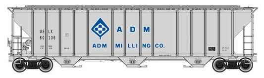 Walthers HO 920-106170 - Proto - 55' Evans 4780 Covered Hopper "ADM-Milling" #60136 (UELX)