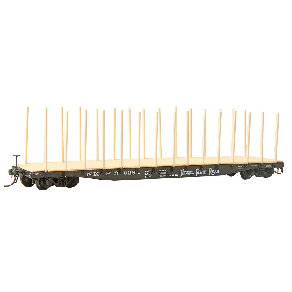 Kadee HO 9505 - 50-Ton AAR Flat Car "Nickel Plate Road" #3038