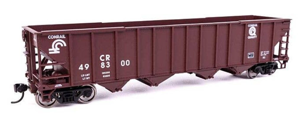 Walthers HO 910-57810 - Mainline - 50' 100-Ton 4-Bay Hopper "Conrail" #498398