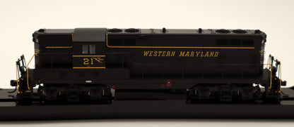 Atlas HO 10003961 - Classic - Gold - GP7 Diesel Locomotive "Western Maryland" #21 (w/DCC/ESU Sound) black/yellow