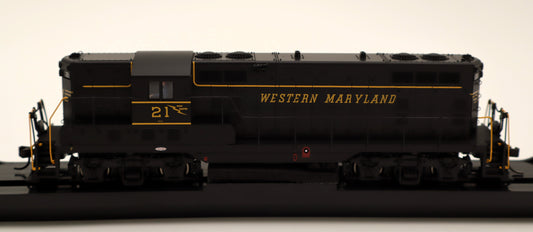 Atlas HO 10003962 - Classic - Gold - GP7 Diesel Locomotive "Western Maryland" #23 (w/DCC/ESU Sound) black/yellow