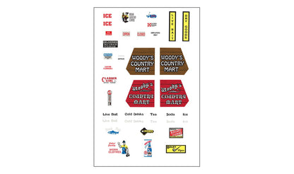 DPM HO 12900 - Woody's Country Mart Kit