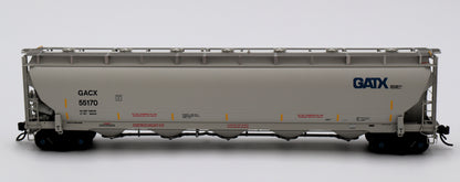Atlas HO 20007486 - Master Trinity 5660 PD Covered Hopper - 'GACX (Blue GATX Logo)' - #55959