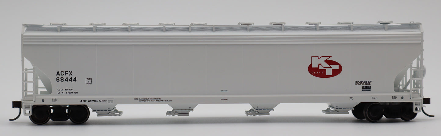 Atlas HO 20007670 - Master - 5800 Centerflow Covered Hopper Car "KT Clays" #68444