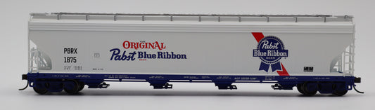 Atlas HO 20007682 - Master - 5748 Centerflow Covered Hopper Car "Pabst Blue Ribbon" #1899