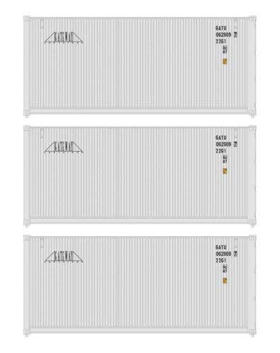 Walthers HO 949-18051 - SceneMaster - 20' Corrugated Container (3 Pack) "Gateway"