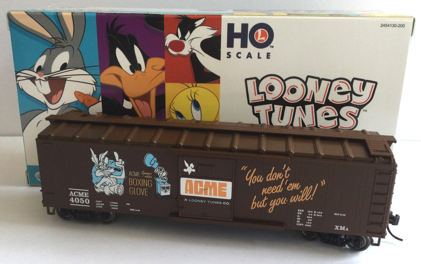 Lionel HO 2454050 - Looney Tunes - Boxcar "ACME Boxing Glove"